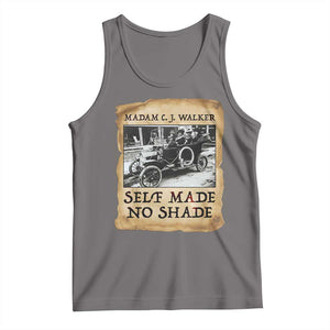 Madam CJ Walker Self Made Millionaire Tank Top Strong Black Woman Leader TS12 Deep Heather Print Your Wear