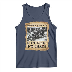 Madam CJ Walker Self Made Millionaire Tank Top Strong Black Woman Leader TS12 Navy Print Your Wear