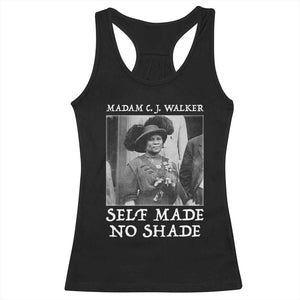 Madam CJ Walker Racerback Tank Top Self Made No Shade Female Empowerment TS12 Black Print Your Wear