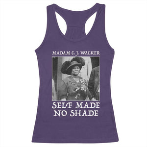 Madam CJ Walker Racerback Tank Top Self Made No Shade Female Empowerment TS12 Purple Print Your Wear