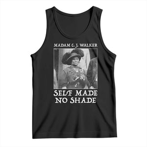 Madam CJ Walker Tank Top Self Made No Shade Female Empowerment TS12 Black Print Your Wear