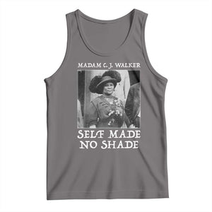 Madam CJ Walker Tank Top Self Made No Shade Female Empowerment TS12 Deep Heather Print Your Wear