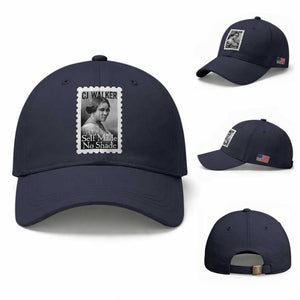 Madam CJ Walker Baseball Cap Strong Black Woman Leader TS12 Baseball Cap Universal Fit Navy Print Your Wear