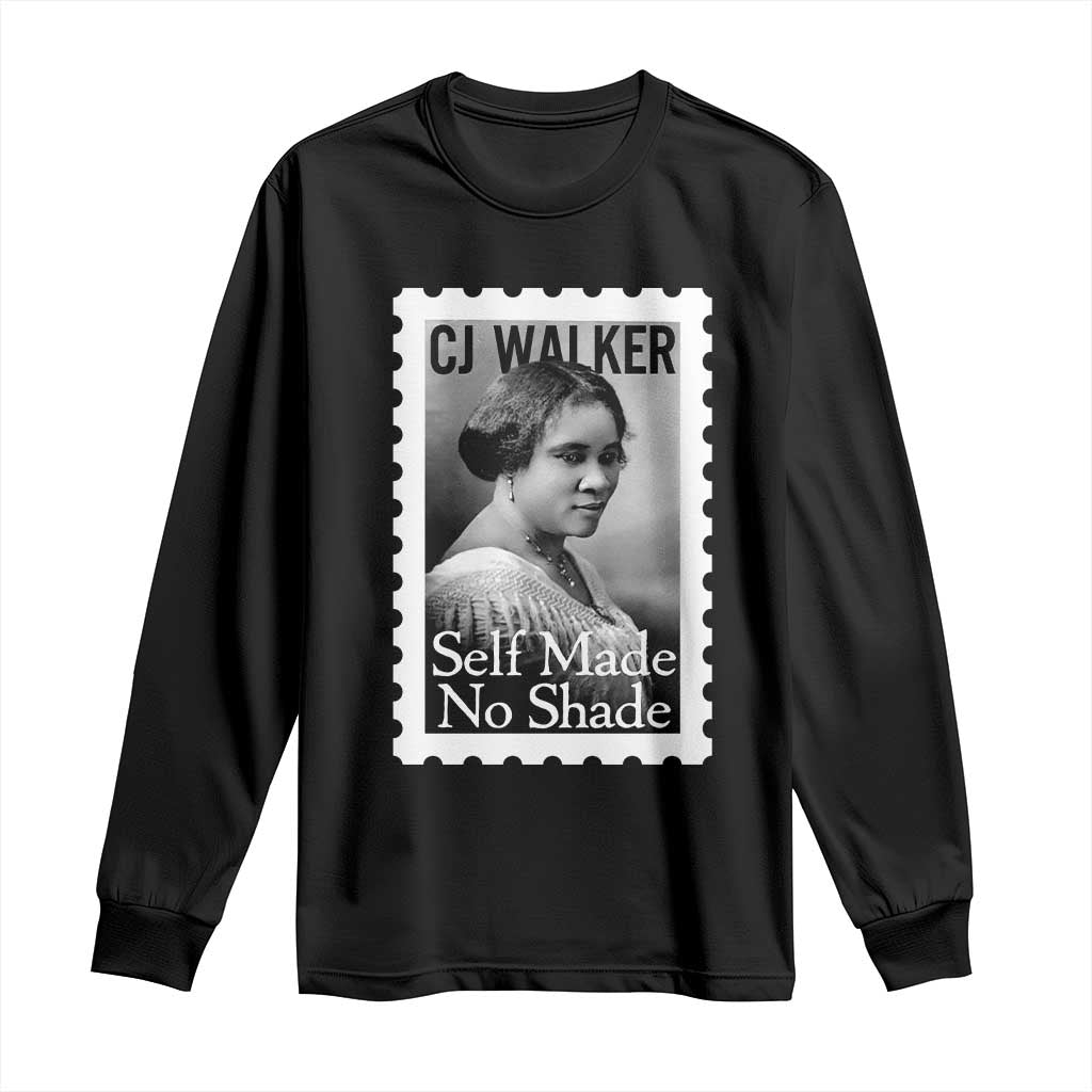 Madam CJ Walker Long Sleeve Shirt Strong Black Woman Leader TS12 Black Print Your Wear