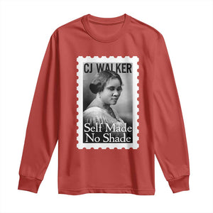 Madam CJ Walker Long Sleeve Shirt Strong Black Woman Leader TS12 Red Print Your Wear