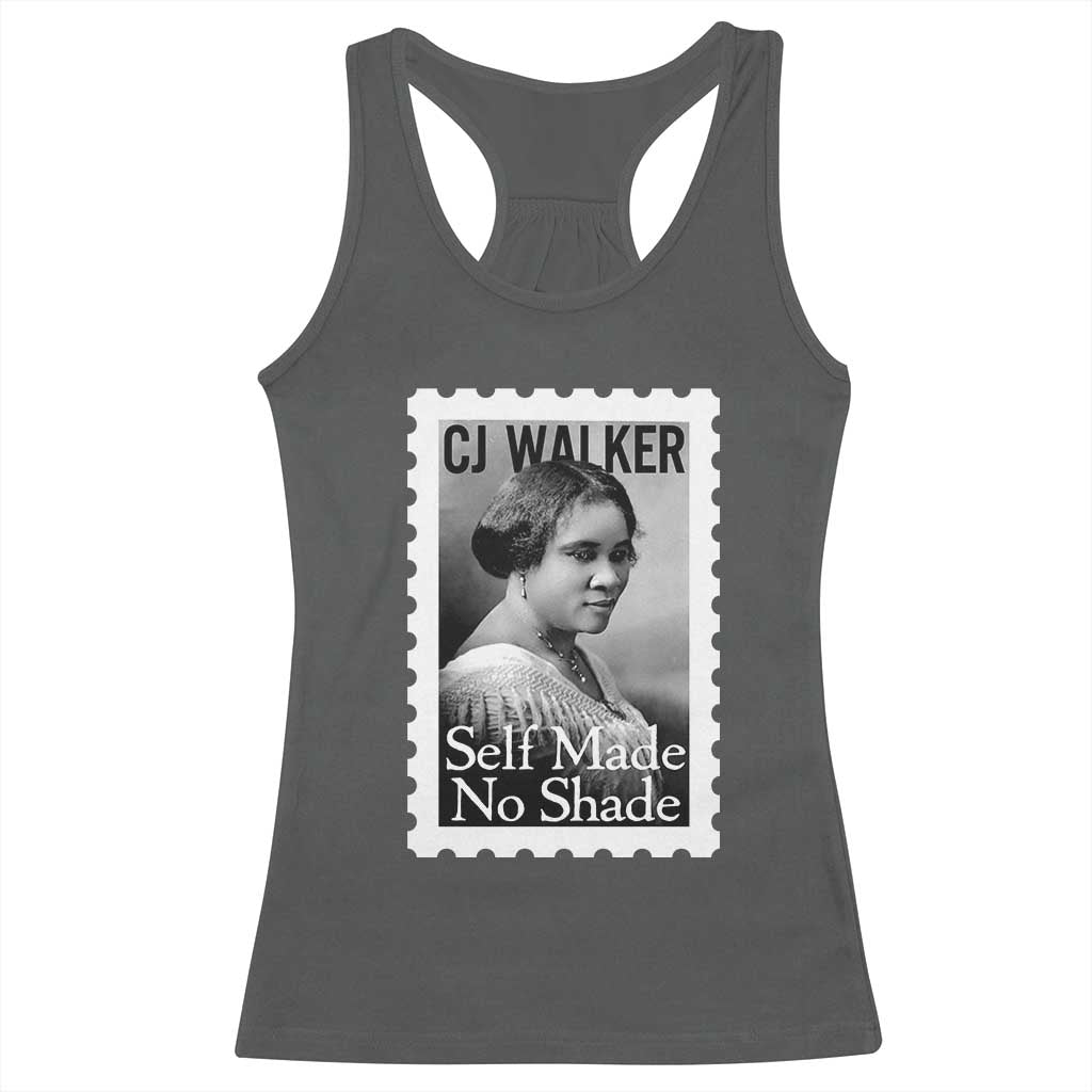 Madam CJ Walker Racerback Tank Top Strong Black Woman Leader TS12 Dark Heather Print Your Wear