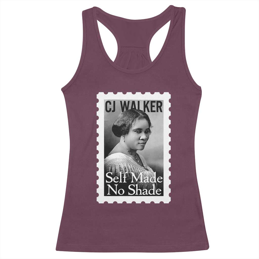 Madam CJ Walker Racerback Tank Top Strong Black Woman Leader TS12 Maroon Print Your Wear