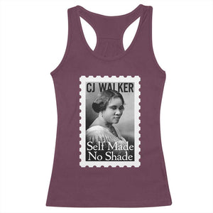 Madam CJ Walker Racerback Tank Top Strong Black Woman Leader TS12 Maroon Print Your Wear