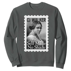 Madam CJ Walker Sweatshirt Strong Black Woman Leader TS12 Dark Heather Print Your Wear