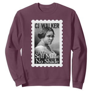 Madam CJ Walker Sweatshirt Strong Black Woman Leader TS12 Maroon Print Your Wear