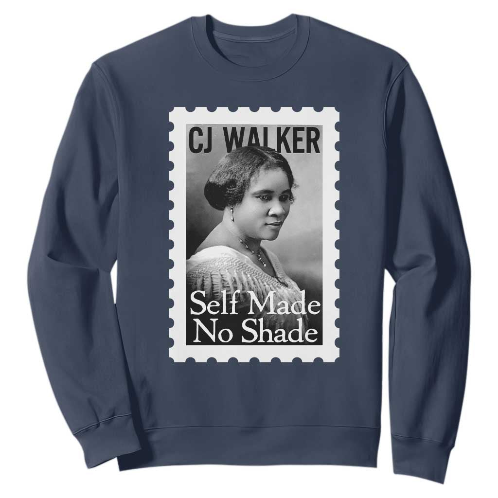 Madam CJ Walker Sweatshirt Strong Black Woman Leader TS12 Navy Print Your Wear