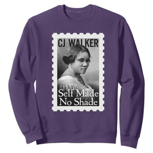 Madam CJ Walker Sweatshirt Strong Black Woman Leader TS12 Purple Print Your Wear