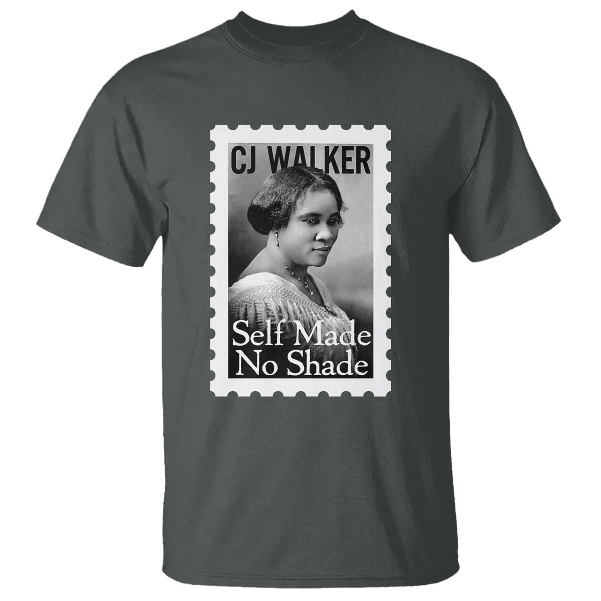 Madam CJ Walker T Shirt Strong Black Woman Leader TS12 Dark Heather Print Your Wear