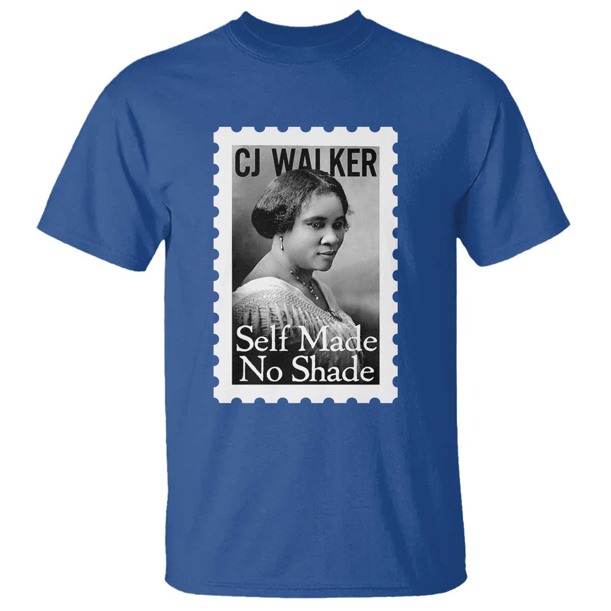 Madam CJ Walker T Shirt Strong Black Woman Leader TS12 Royal Blue Print Your Wear