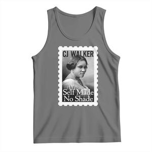 Madam CJ Walker Tank Top Strong Black Woman Leader TS12 Black Heather Print Your Wear