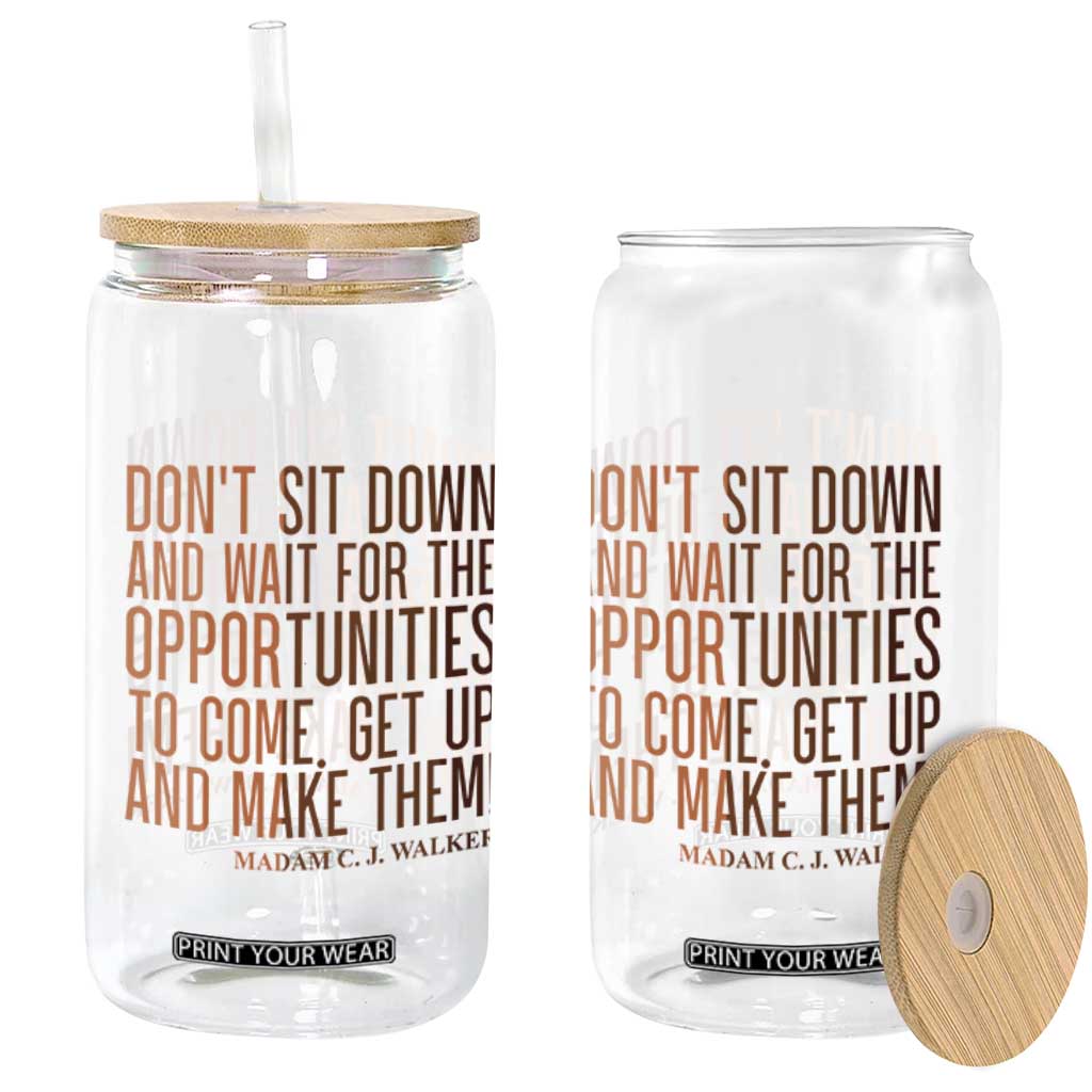 Madam CJ Walker Quote Glass Can Get Up And Make Opportunities TS12 Print Your Wear