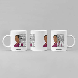 Madam CJ Walker Quote Coffee Mug Do Not Sit Down And Wait For Opportunities TS12 Print Your Wear