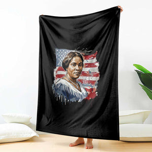 Madam CJ Walker Patriotic Throw Blanket Strong Black Woman Leader TS12 Print Your Wear