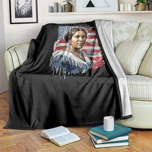 Madam CJ Walker Patriotic Throw Blanket Strong Black Woman Leader TS12 Print Your Wear