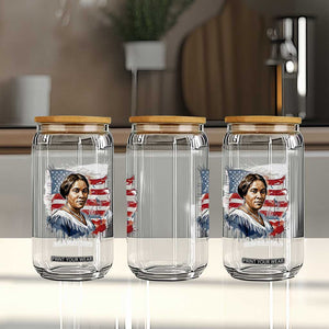 Madam CJ Walker Patriotic Glass Can Strong Black Woman Leader TS12 Print Your Wear