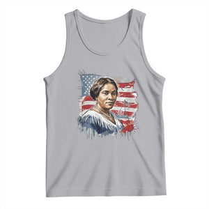 Madam CJ Walker Patriotic Tank Top Strong Black Woman Leader TS12 Athletic Heather Print Your Wear
