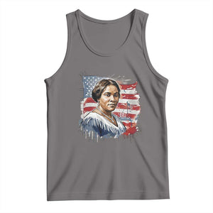 Madam CJ Walker Patriotic Tank Top Strong Black Woman Leader TS12 Deep Heather Print Your Wear