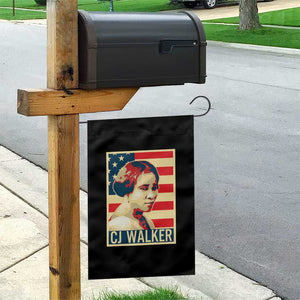 Madam CJ Walker Patriotic Garden Flag Black History Month Gift TS12 Print Your Wear