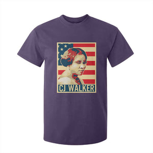 Madam CJ Walker Patriotic T Shirt For Kid Black History Month Gift TS12 Purple Print Your Wear