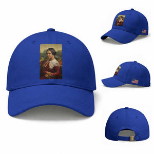 Madam CJ Walker Mona Lisa Baseball Cap Black History Month Gift TS12 Baseball Cap Universal Fit Royal Blue Print Your Wear