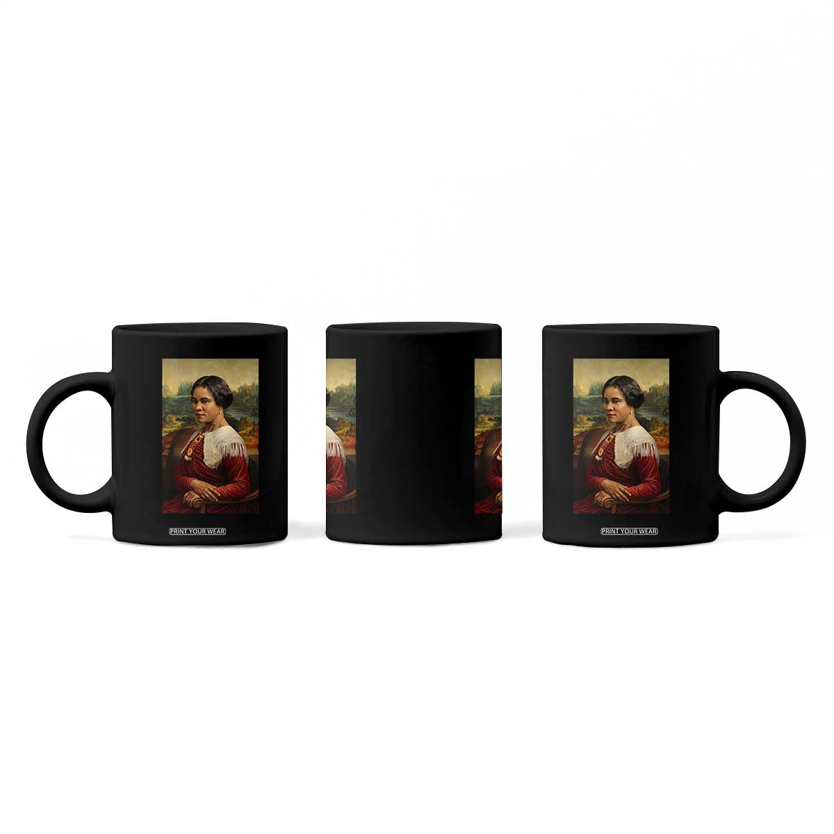 Madam CJ Walker Mona Lisa Coffee Mug Black History Month Gift TS12 Print Your Wear