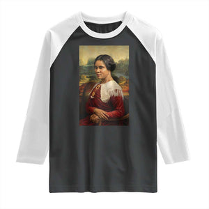 Madam CJ Walker Mona Lisa Raglan Shirt Black History Month Gift TS12 Black White Print Your Wear