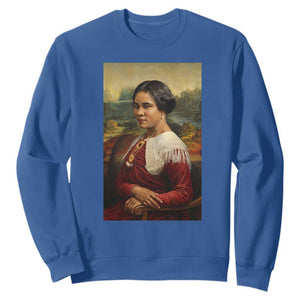 Madam CJ Walker Mona Lisa Sweatshirt Black History Month Gift TS12 Royal Blue Print Your Wear