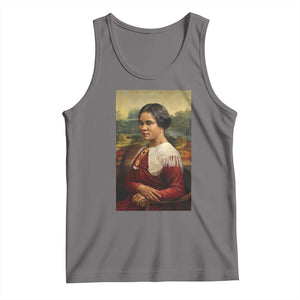 Madam CJ Walker Mona Lisa Tank Top Black History Month Gift TS12 Deep Heather Print Your Wear