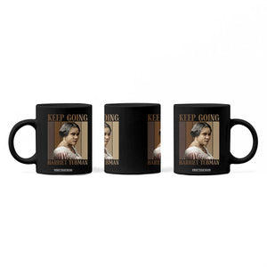 Madam CJ Walker Keep Going Retro Poster Coffee Mug Black History Month Gift TS12 Print Your Wear