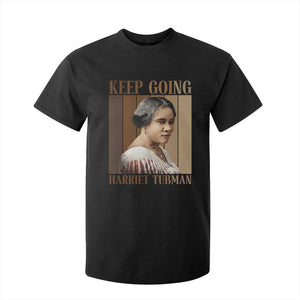 Madam CJ Walker Keep Going Retro Poster T Shirt For Kid Black History Month Gift TS12 Black Print Your Wear