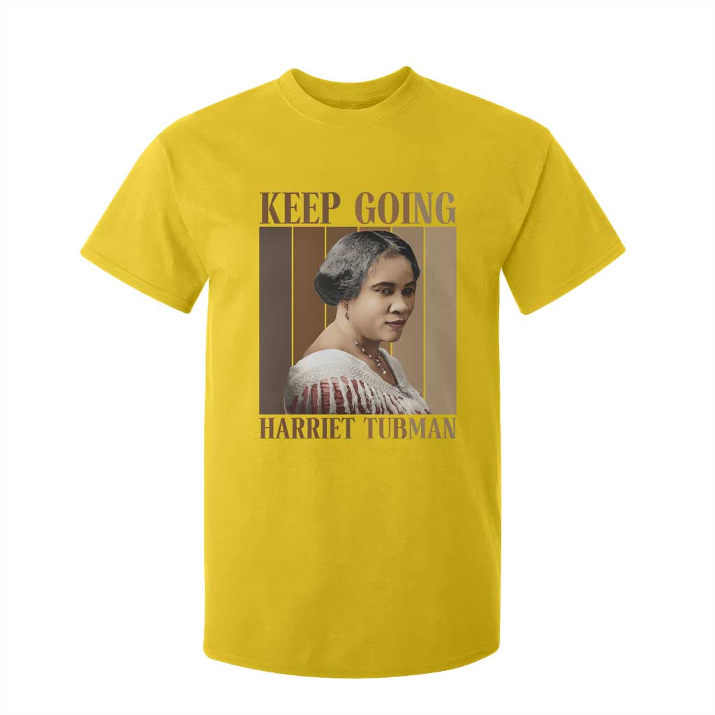 Madam CJ Walker Keep Going Retro Poster T Shirt For Kid Black History Month Gift TS12 Daisy Print Your Wear