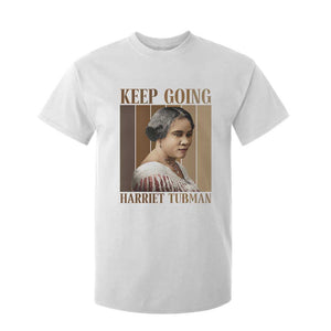Madam CJ Walker Keep Going Retro Poster T Shirt For Kid Black History Month Gift TS12 White Print Your Wear