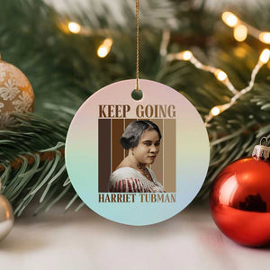 Madam CJ Walker Keep Going Retro Poster Ceramic Ornament Black History Month Gift TS12 1pc Pastel Print Your Wear