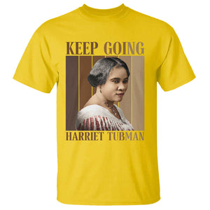 Madam CJ Walker Keep Going Retro Poster T Shirt Black History Month Gift TS12 Daisy Print Your Wear