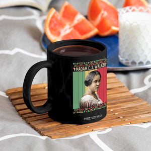 Madam CJ Walker Retro Sunset Coffee Mug Strong Black Woman Leader TS12 Print Your Wear