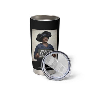 Madam CJ Walker Quote Tumbler Cup I Got My Start By Giving Myself A Start TS12 Print Your Wear