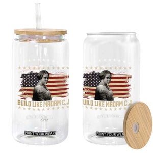 Build Like Madam CJ Walker Glass Can Black History Month Gift TS12 Print Your Wear