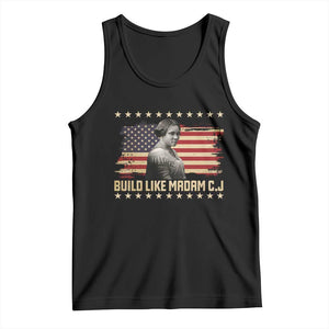 Build Like Madam CJ Walker Tank Top Black History Month Gift TS12 Black Print Your Wear