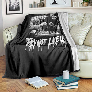 MLK And Malcolm X Throw Blanket They Not Like Us African American Heritage Gift TS12 Print Your Wear