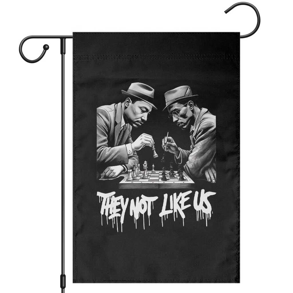 MLK And Malcolm X Garden Flag They Not Like Us African American Heritage Gift TS12 Black Print Your Wear