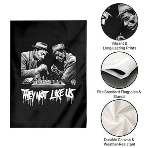 MLK And Malcolm X Garden Flag They Not Like Us African American Heritage Gift TS12 Print Your Wear