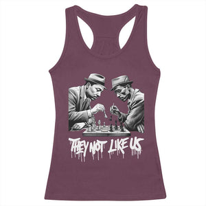 MLK And Malcolm X Racerback Tank Top They Not Like Us African American Heritage Gift TS12 Maroon Print Your Wear