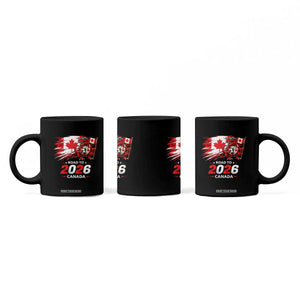 Funny Canada Soccer Dinosaur Coffee Mug Road To 2026 TS12 Print Your Wear