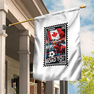 Canada Soccer Moose Garden Flag Vintage Postal Stamp Road To 2026 TS12 Print Your Wear