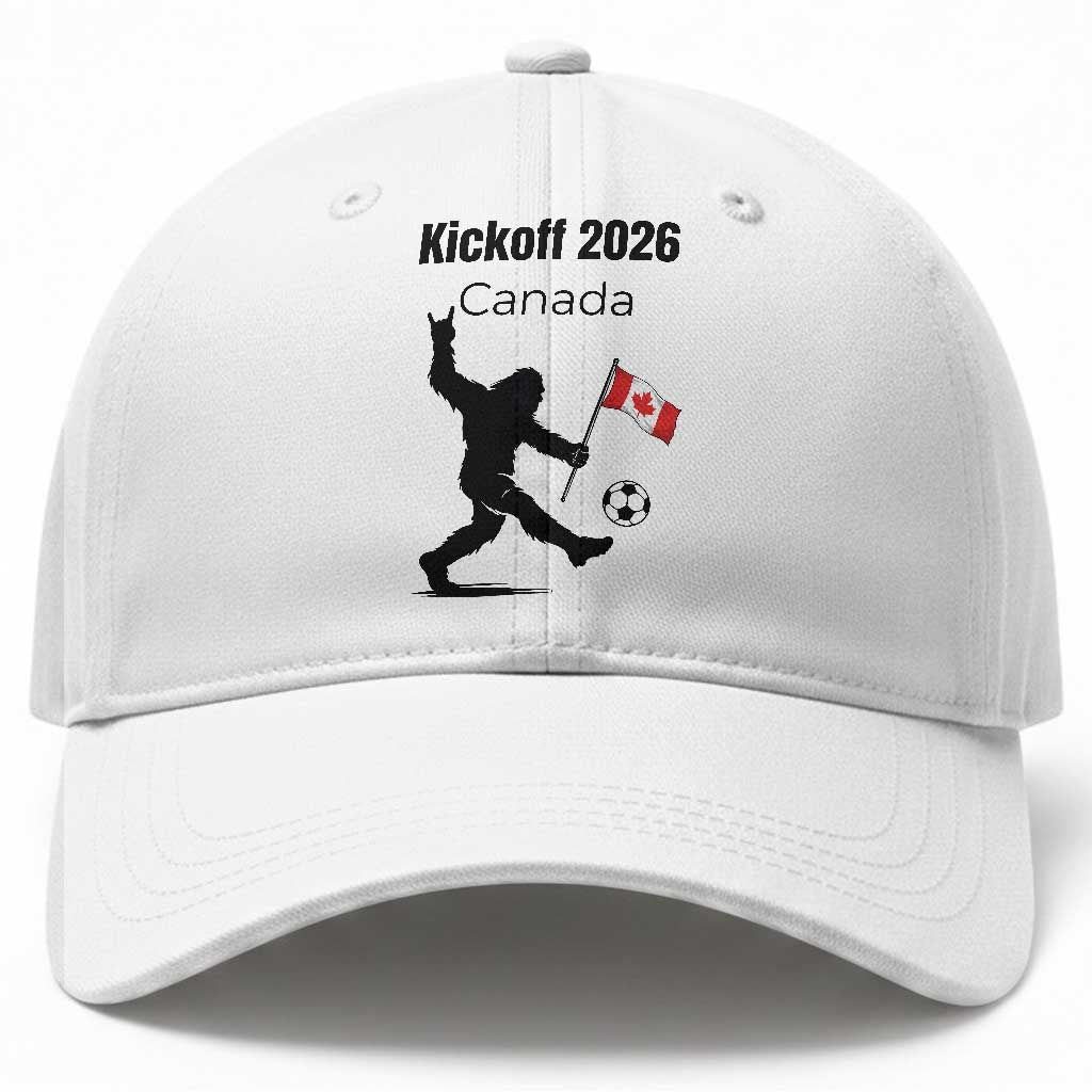 Funny Bigfoot Canada Soccer Baseball Cap Kickoff 2026 TS12 Print Your Wear